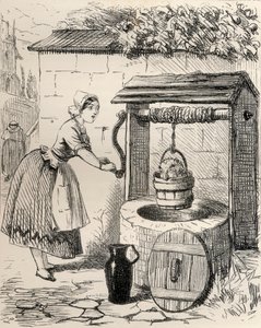 Ilustração em homenagem a J. Leech para o poema "A Lay of St. Gengulphus", de "The Ingoldsby Legends ou Mirth and Marvels", de Thomas Ingoldsby, publicado em 1865
